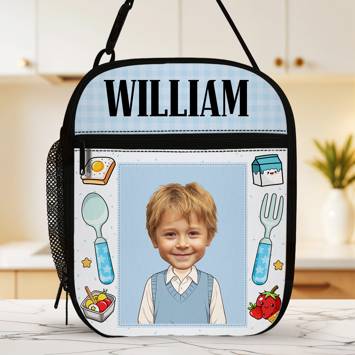 I Packed This With Love - Personalized Custom Insulated Lunch Bag