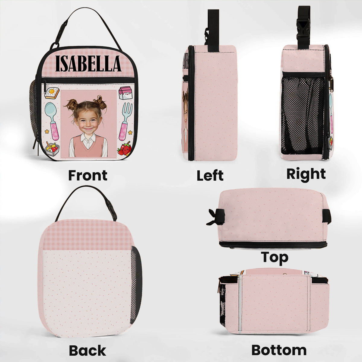 I Packed This With Love - Personalized Custom Insulated Lunch Bag