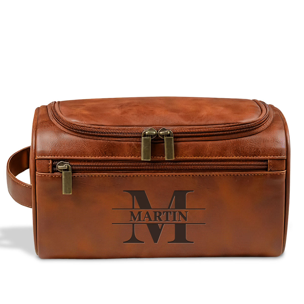 Legend - Personalized Custom Engraved Leather Toiletry Bag