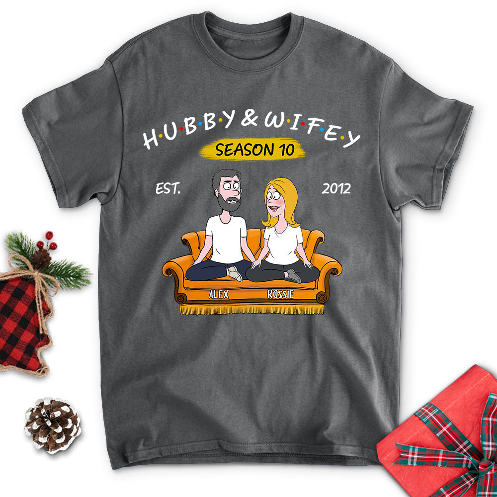Hubby & Wifey Season - Personalized Custom Classic T-shirt