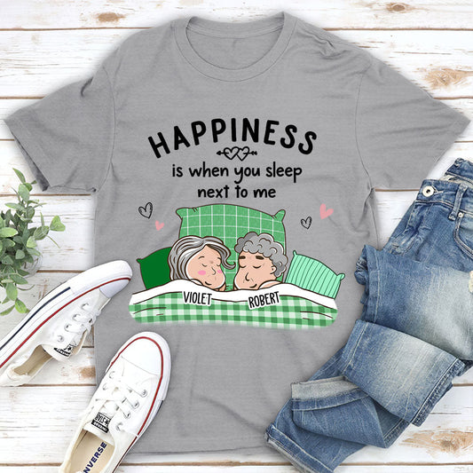When You Sleep Next To Me - Personalized Custom Classic T-shirt