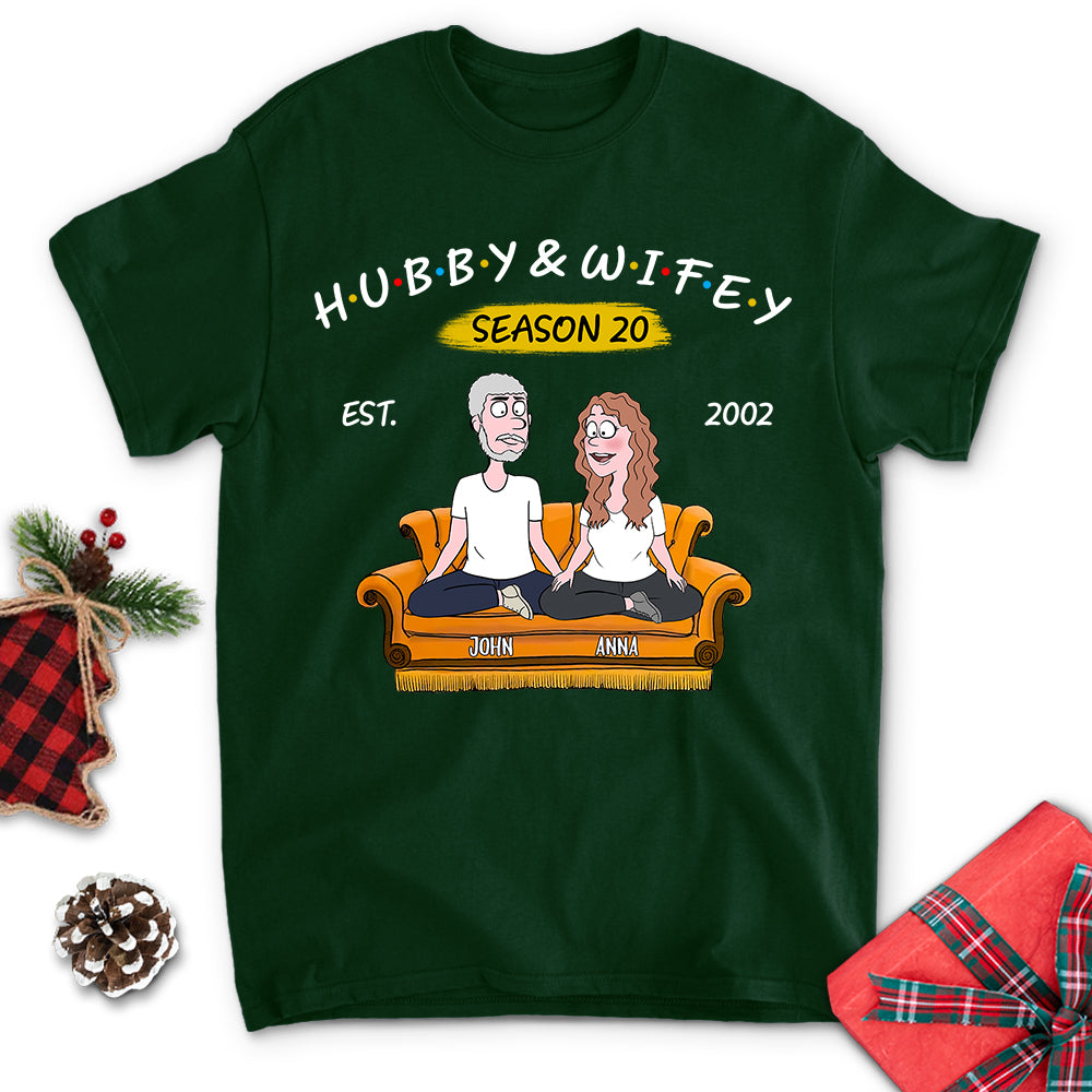 Hubby & Wifey Season - Personalized Custom Classic T-shirt