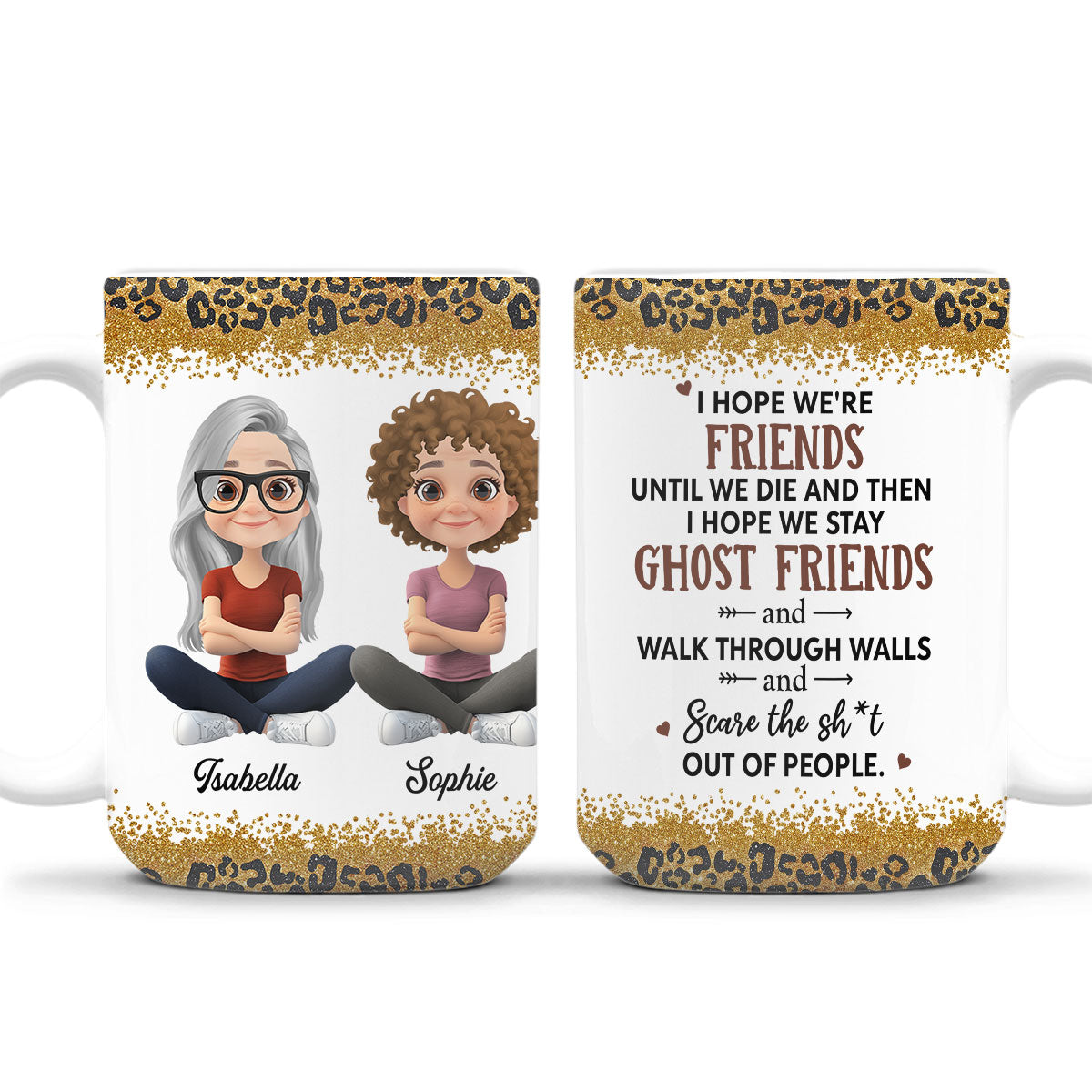 We Are Friends Until We Die Ver 2 - Personalized Custom Coffee Mug