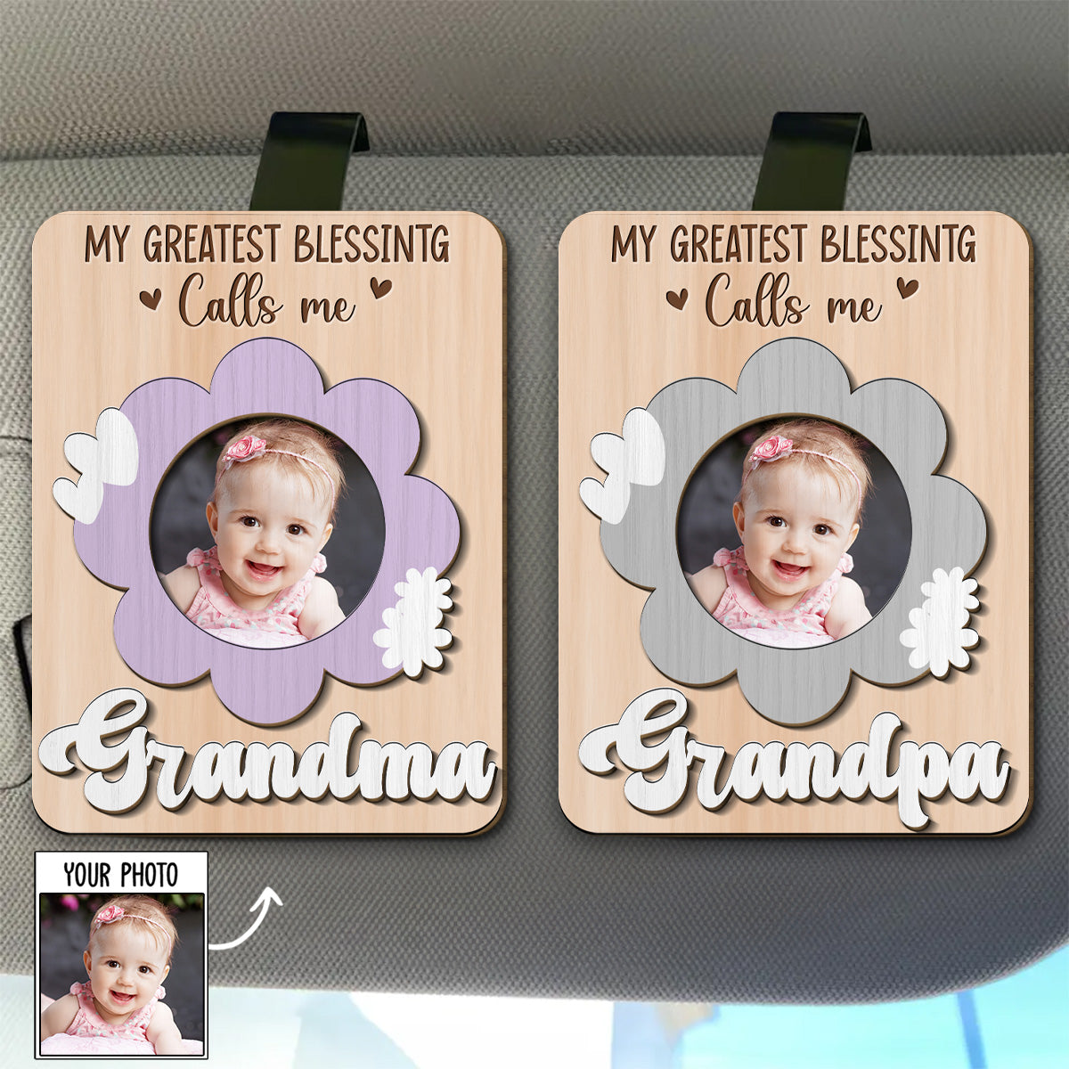My Greatest Blessing - Personalized Custom Car Visor Clip