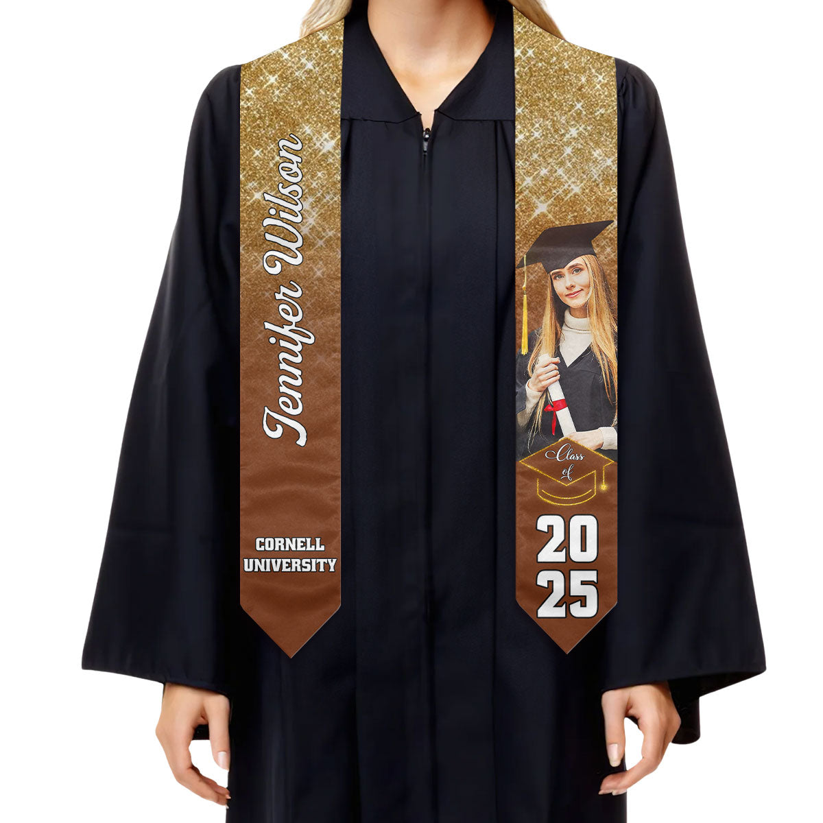 Happy Graduation 2025 - Personalized Custom Graduation Stole