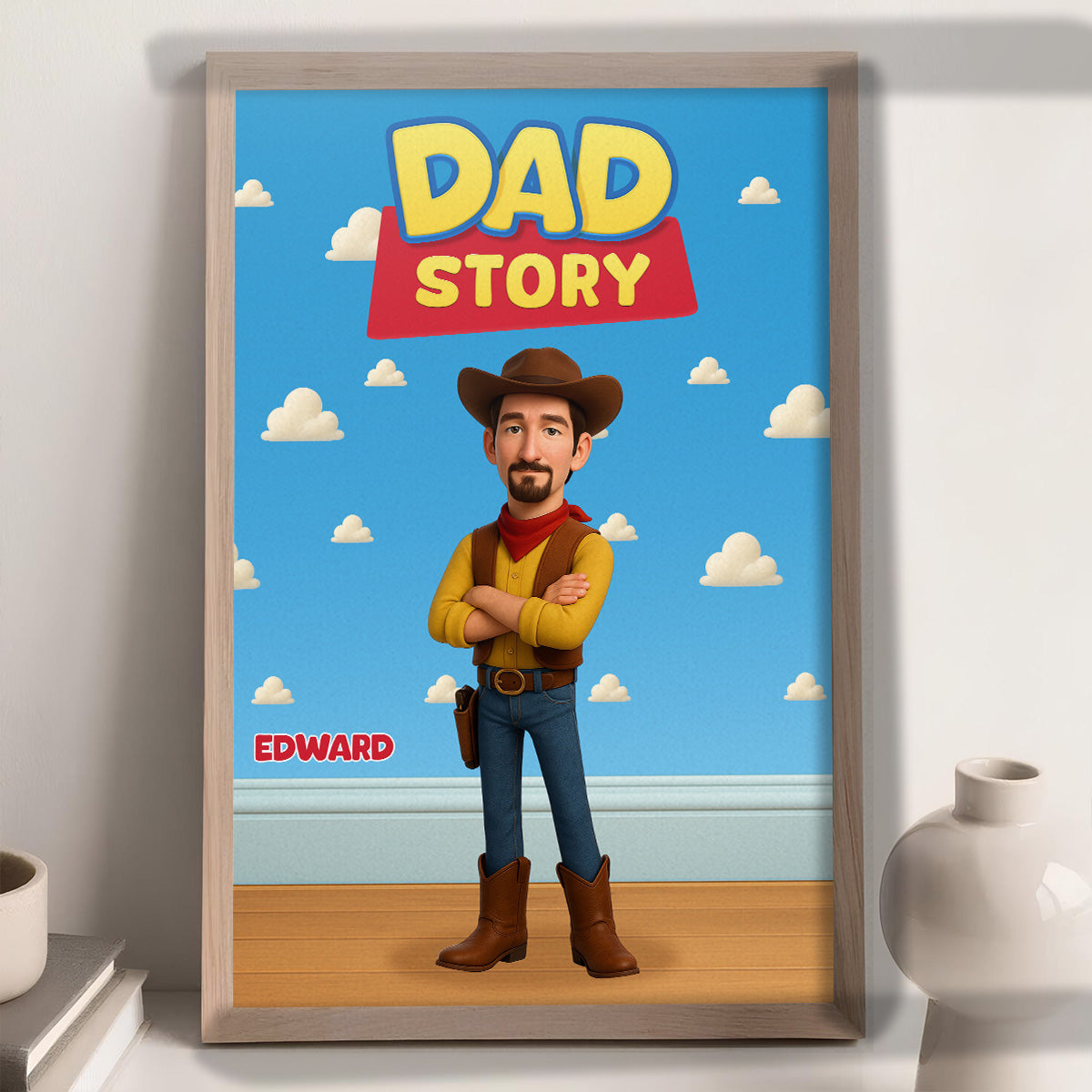 Dad Story - Personalized Custom Poster