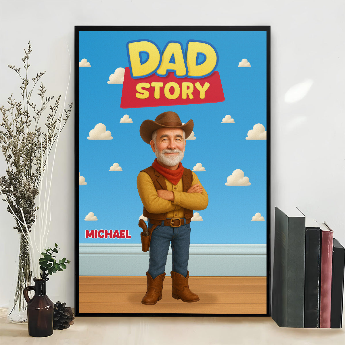 Dad Story - Personalized Custom Poster