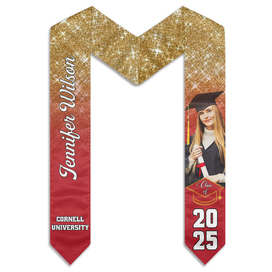 Happy Graduation 2025 - Personalized Custom Graduation Stole