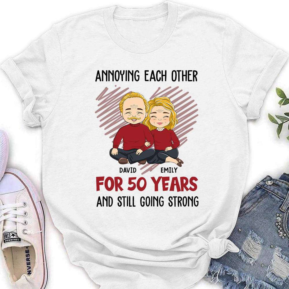 Annoying Each Other - Personalized Custom Women's T-shirt