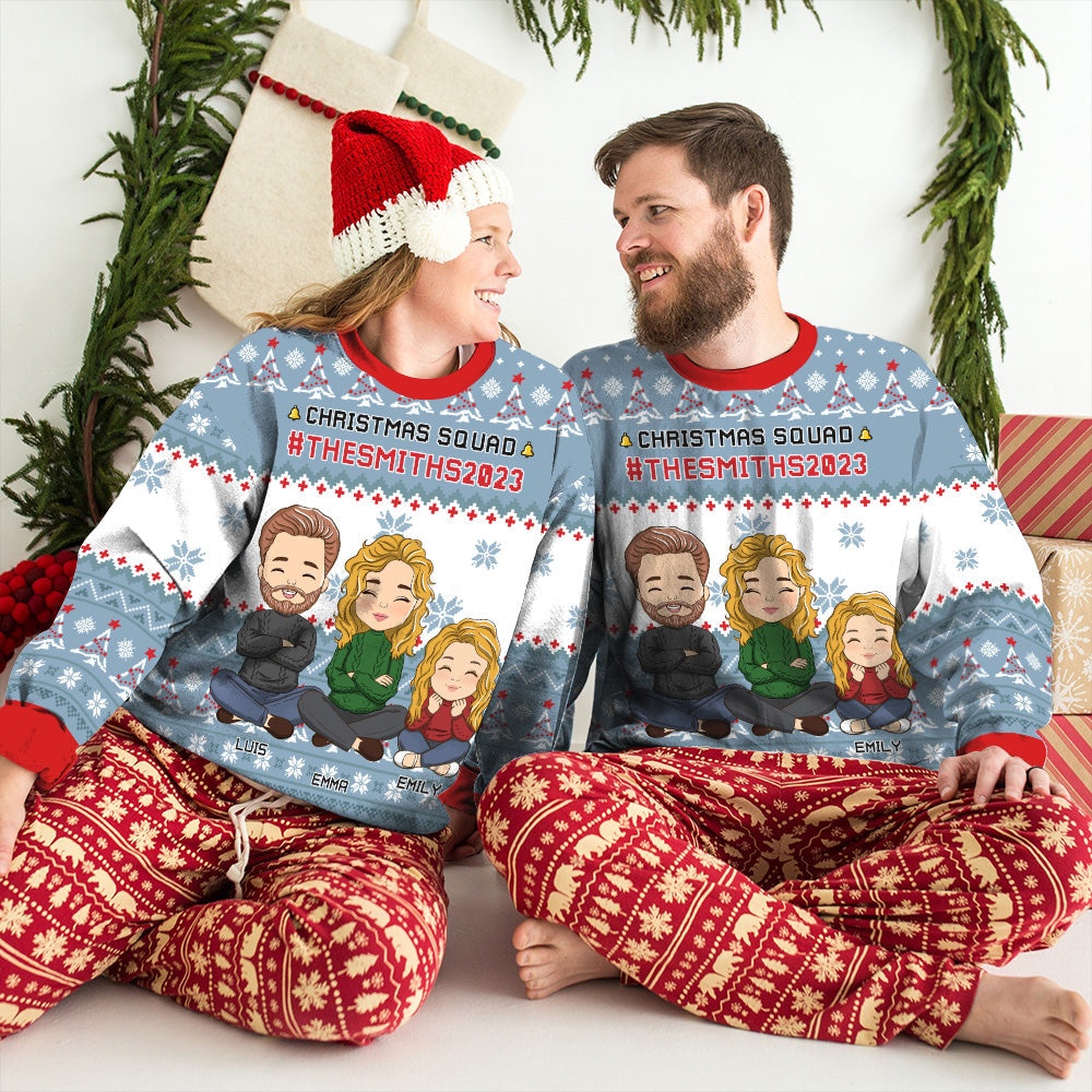 Family Squad - Personalized Custom All-Over-Print Sweatshirt