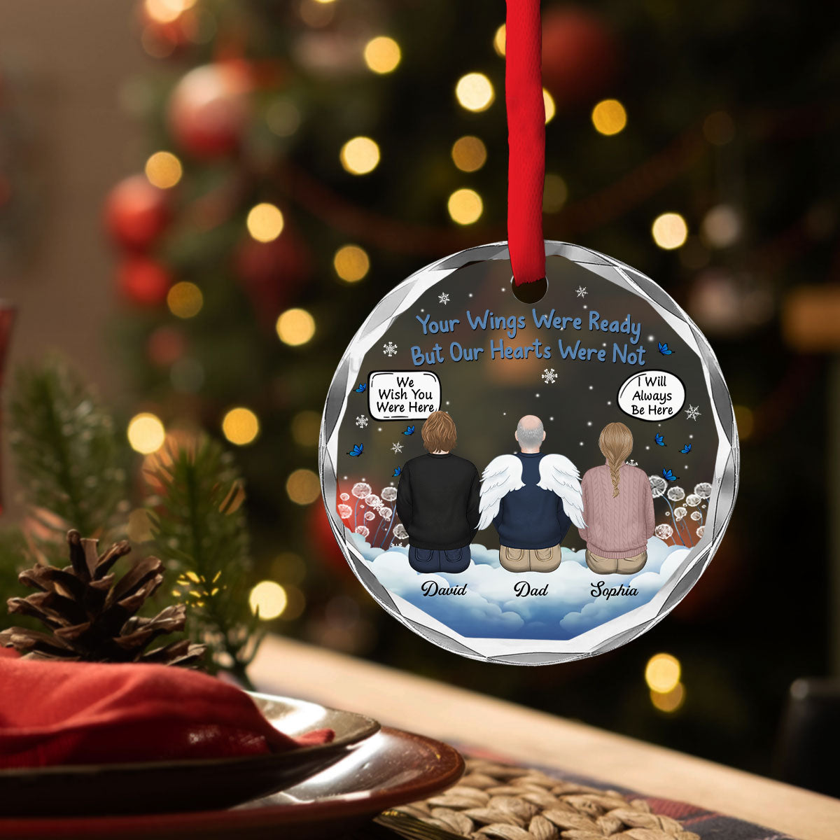 If Love Could Have Saved You - Personalized Custom Glass Ornament