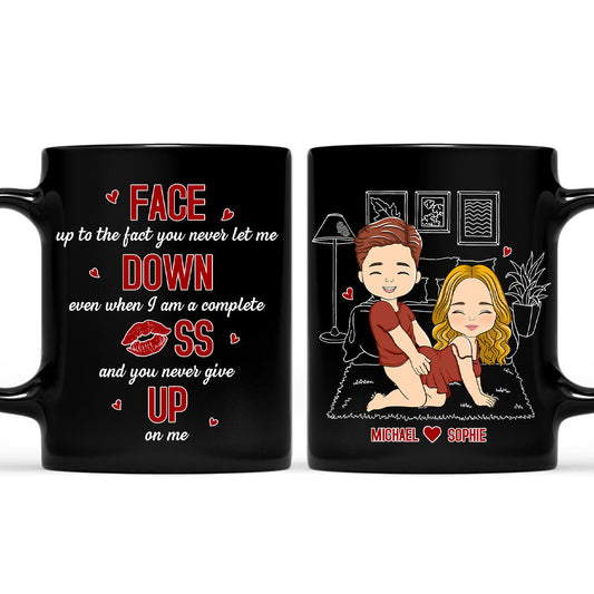 Face Up To - Personalized Custom Coffee Mug