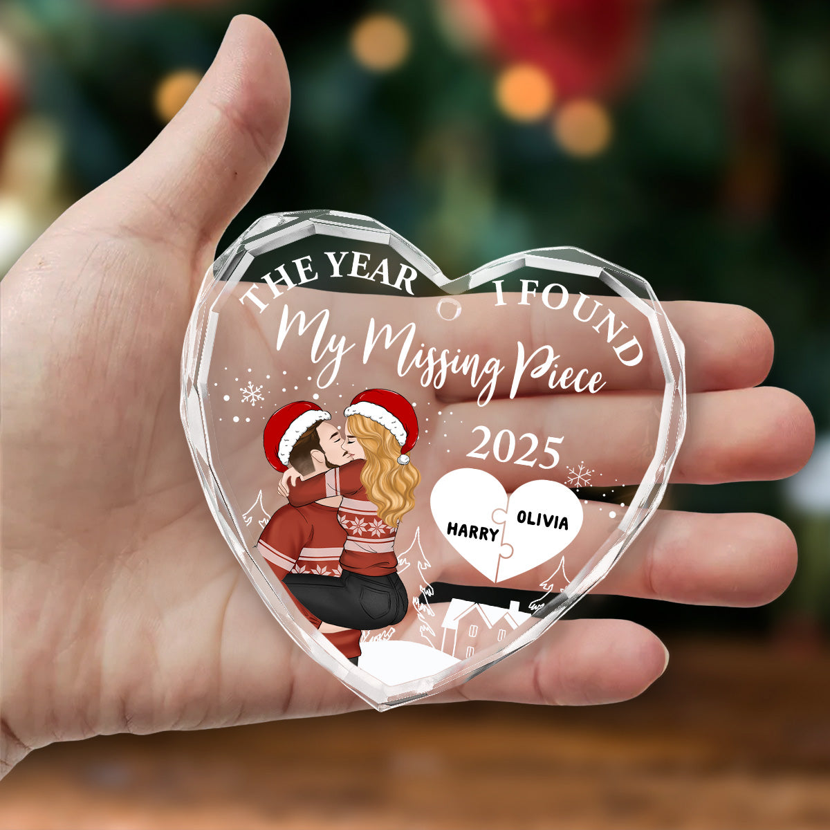 The Piece I Found - Personalized Custom Glass Ornament