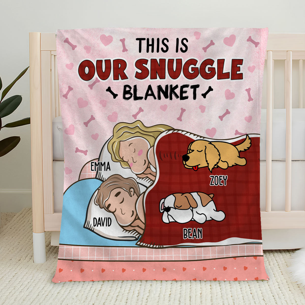 Our Lovely Blanket - Personalized Custom Fleece Blanket