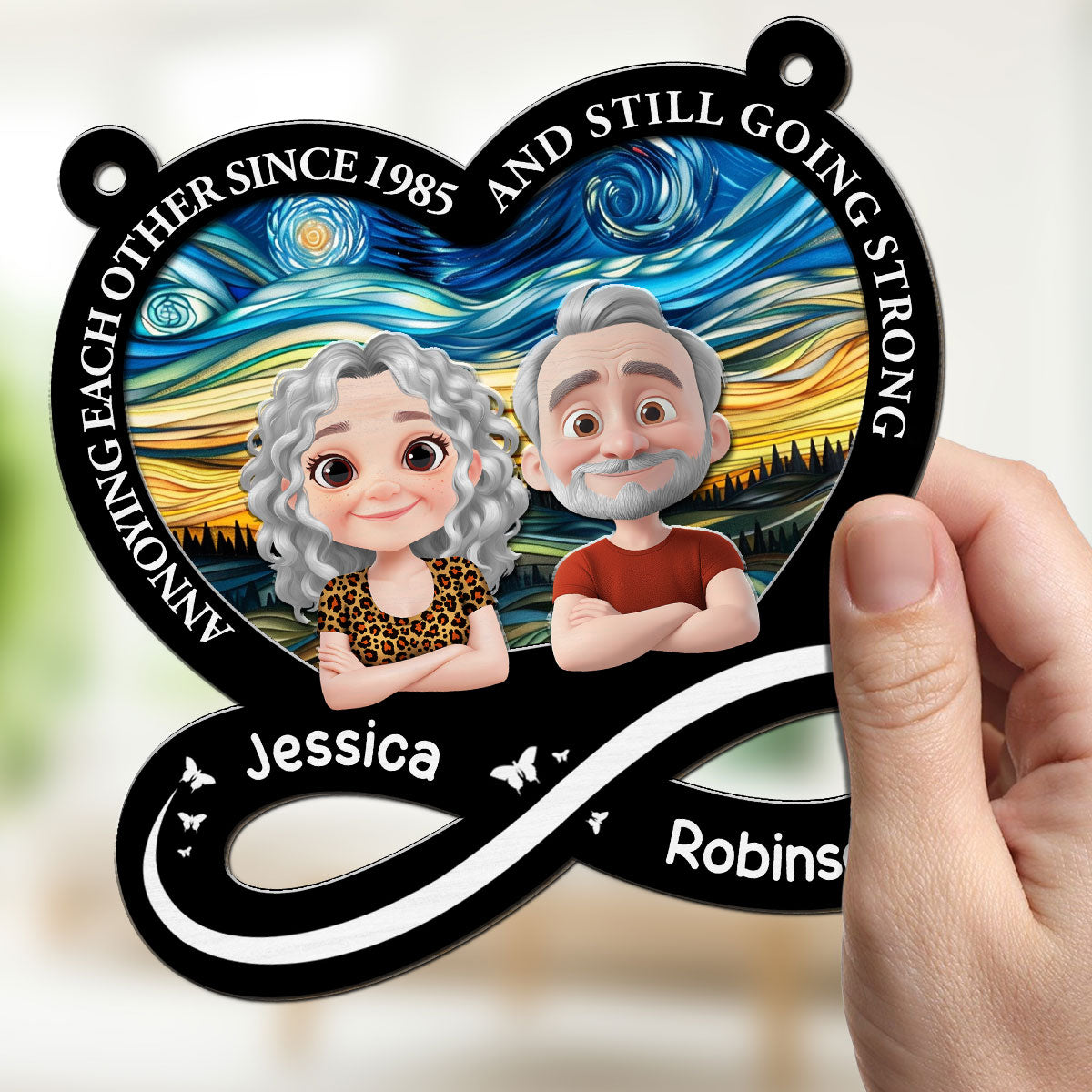 My Love For You - Personalized Custom Suncatcher