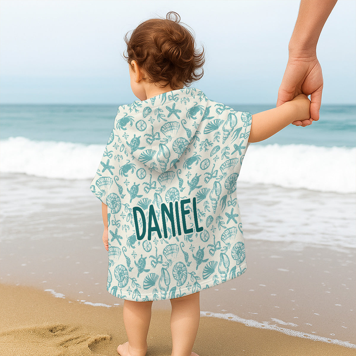 Summer Beach Vacation Holiday - Personalized Custom Hooded Beach Towel