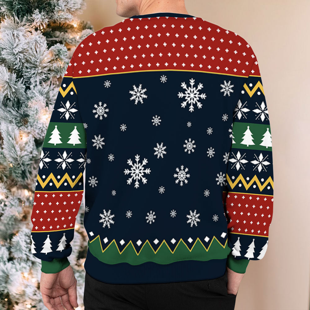 We Are Family Happy Holiday - Personalized Custom All-Over-Print Sweatshirt