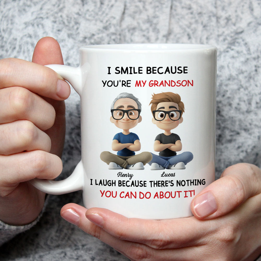 My Grandson - Personalized Custom Coffee Mug