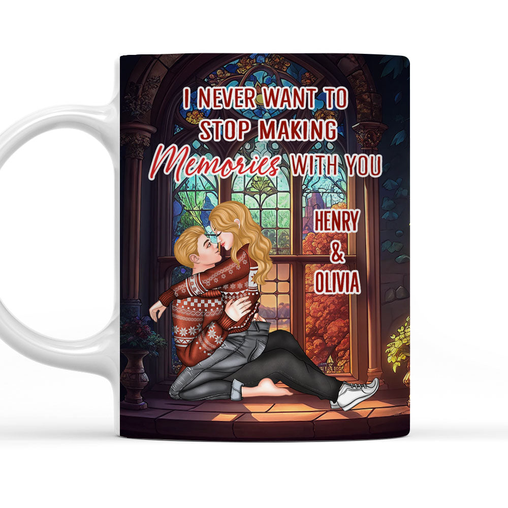 I Love You More With Each Passing Year - Personalized Custom Coffee Mug