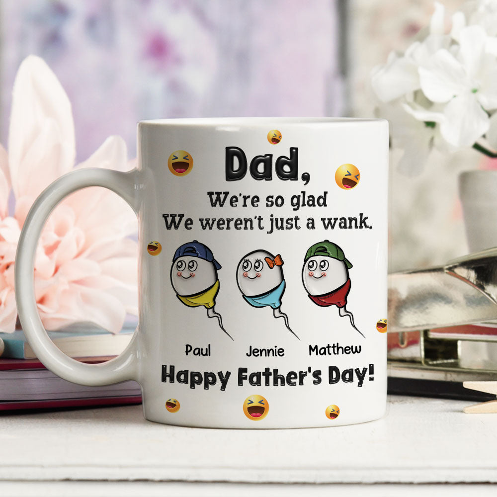 We Are So Glad - Personalized Custom 3D Effect Coffee Mug