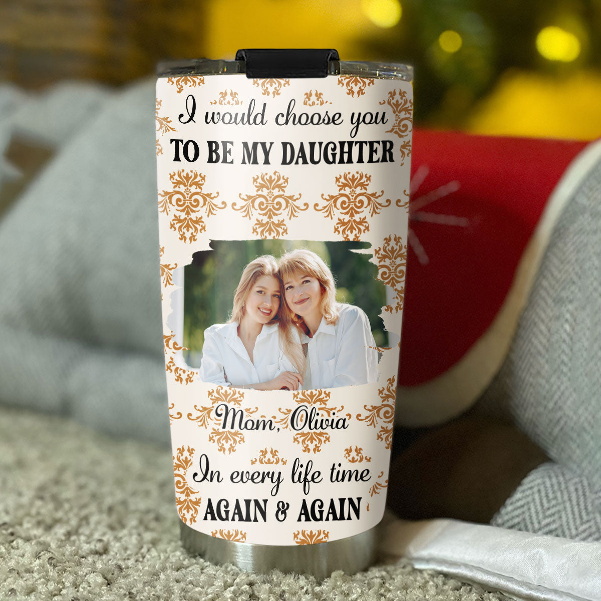 So Proud Of You My Daughter Photo - Personalized Custom Tumbler