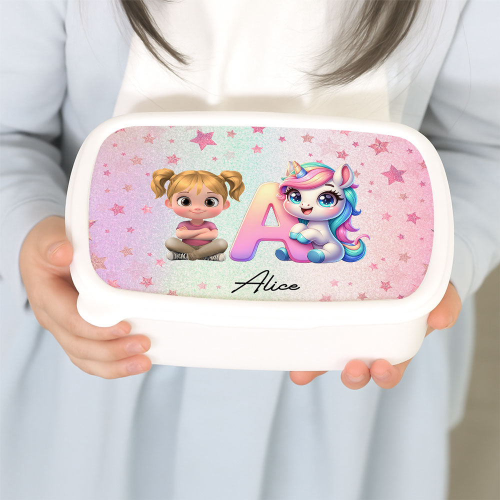 Unicorn Kids - Personalized Custom Lunch Box