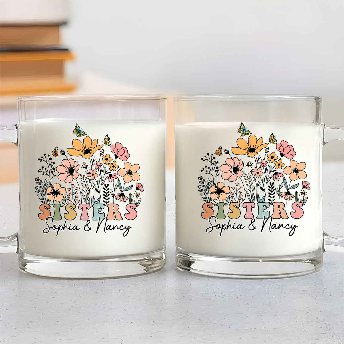 Wildflower - Personalized Custom Glass Mug