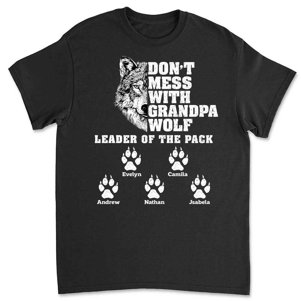 Papa Wolf - Personalized Custom Shirt
