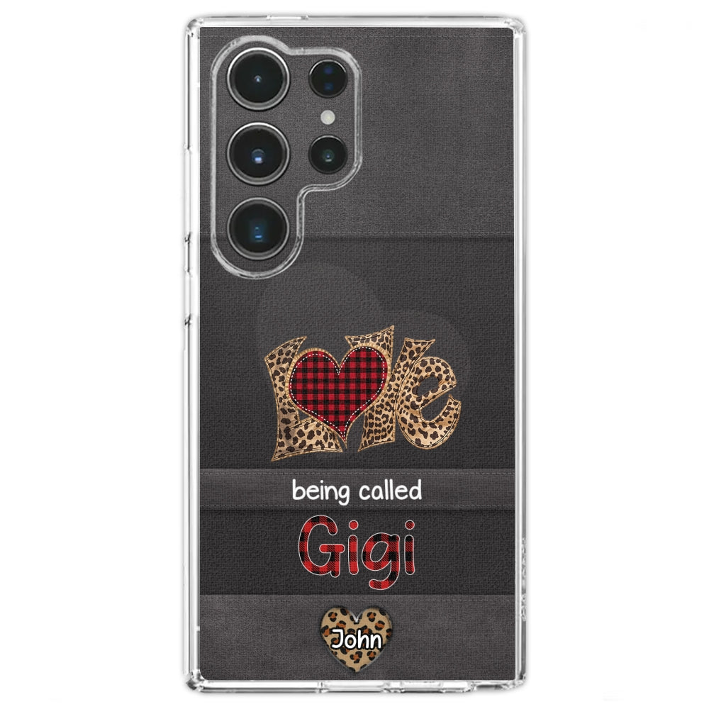 Love Being Called Grandma - Personalized Custom Phone Case