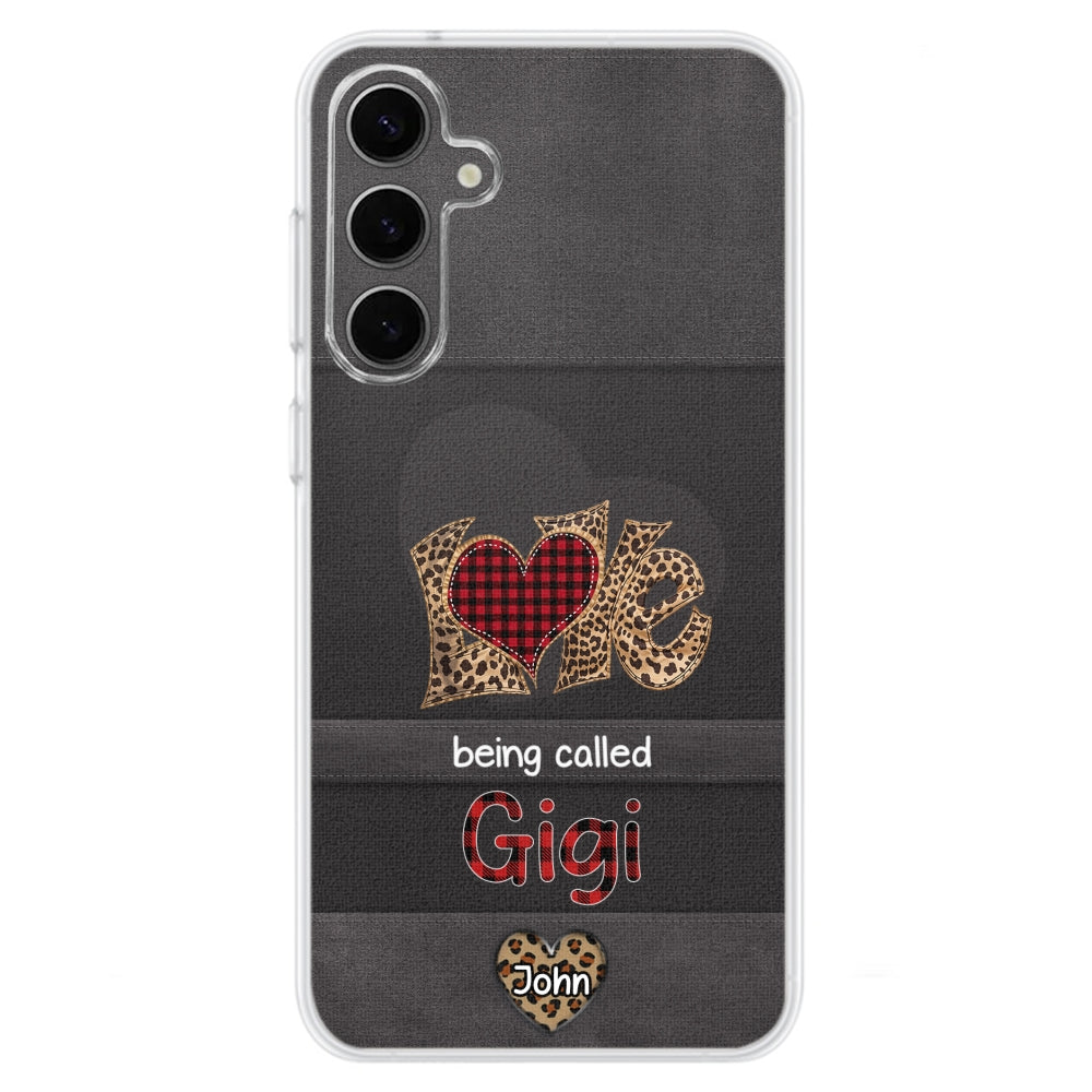Love Being Called Grandma - Personalized Custom Phone Case