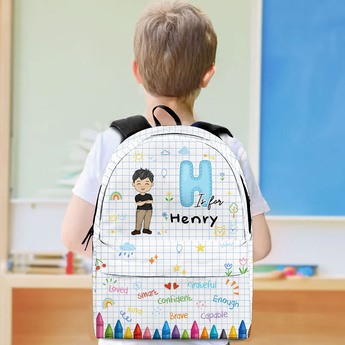 Back To School - Personalized Custom Backpack
