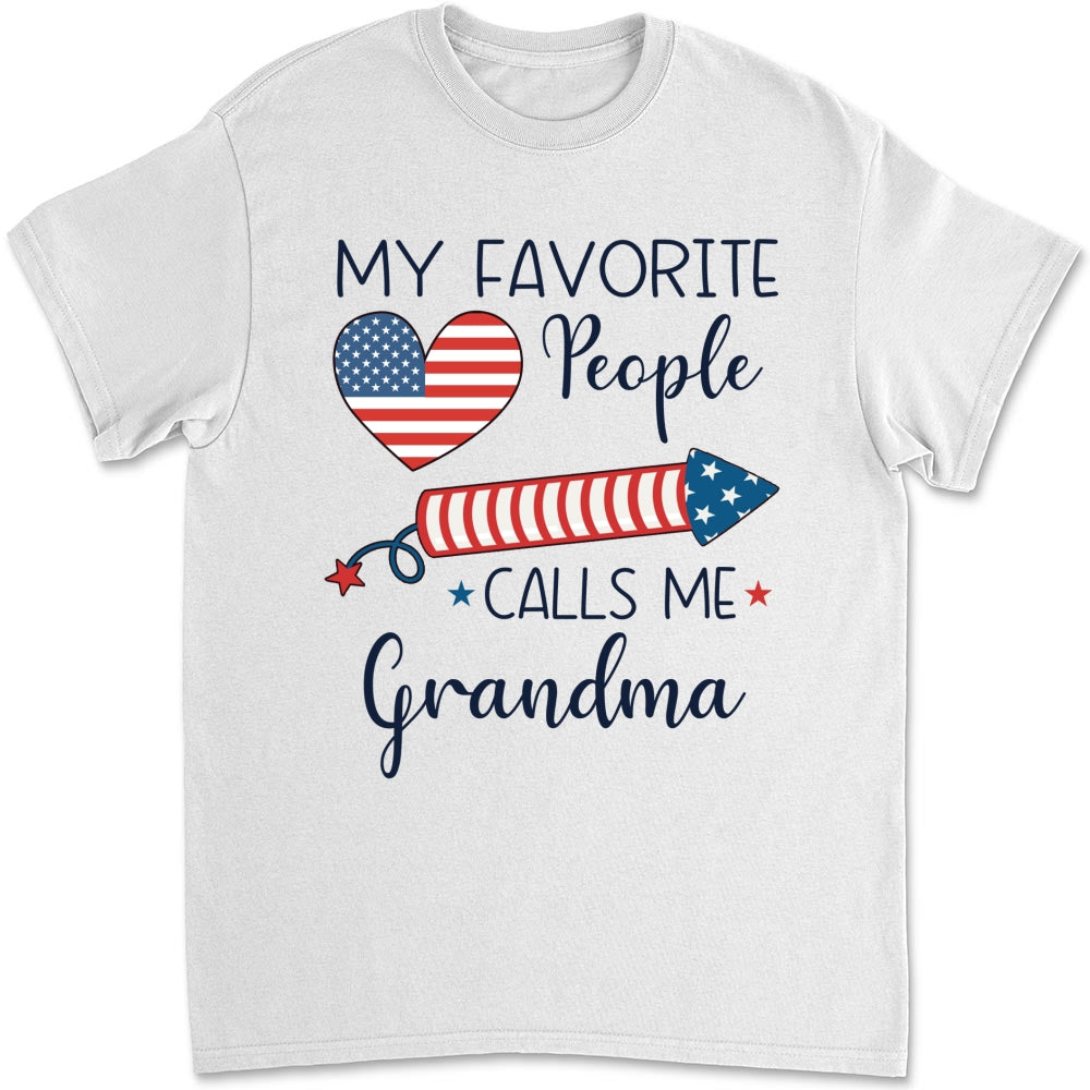 My Favorite People Calls Me Love - Personalized Custom Shirt