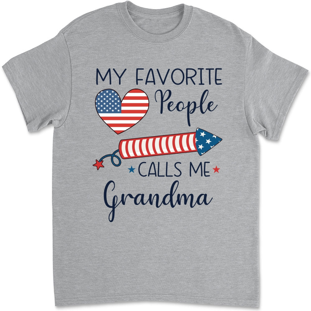 My Favorite People Calls Me Love - Personalized Custom Shirt