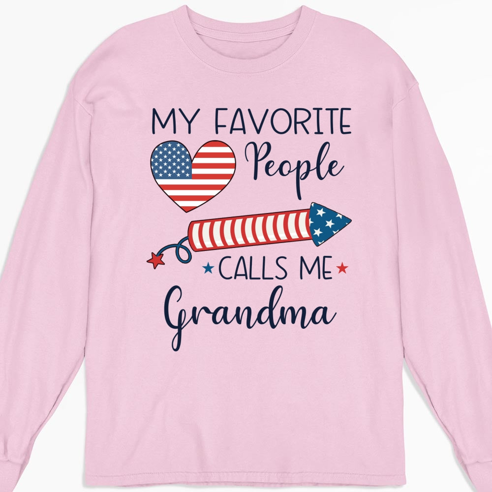 My Favorite People Calls Me Love - Personalized Custom Shirt