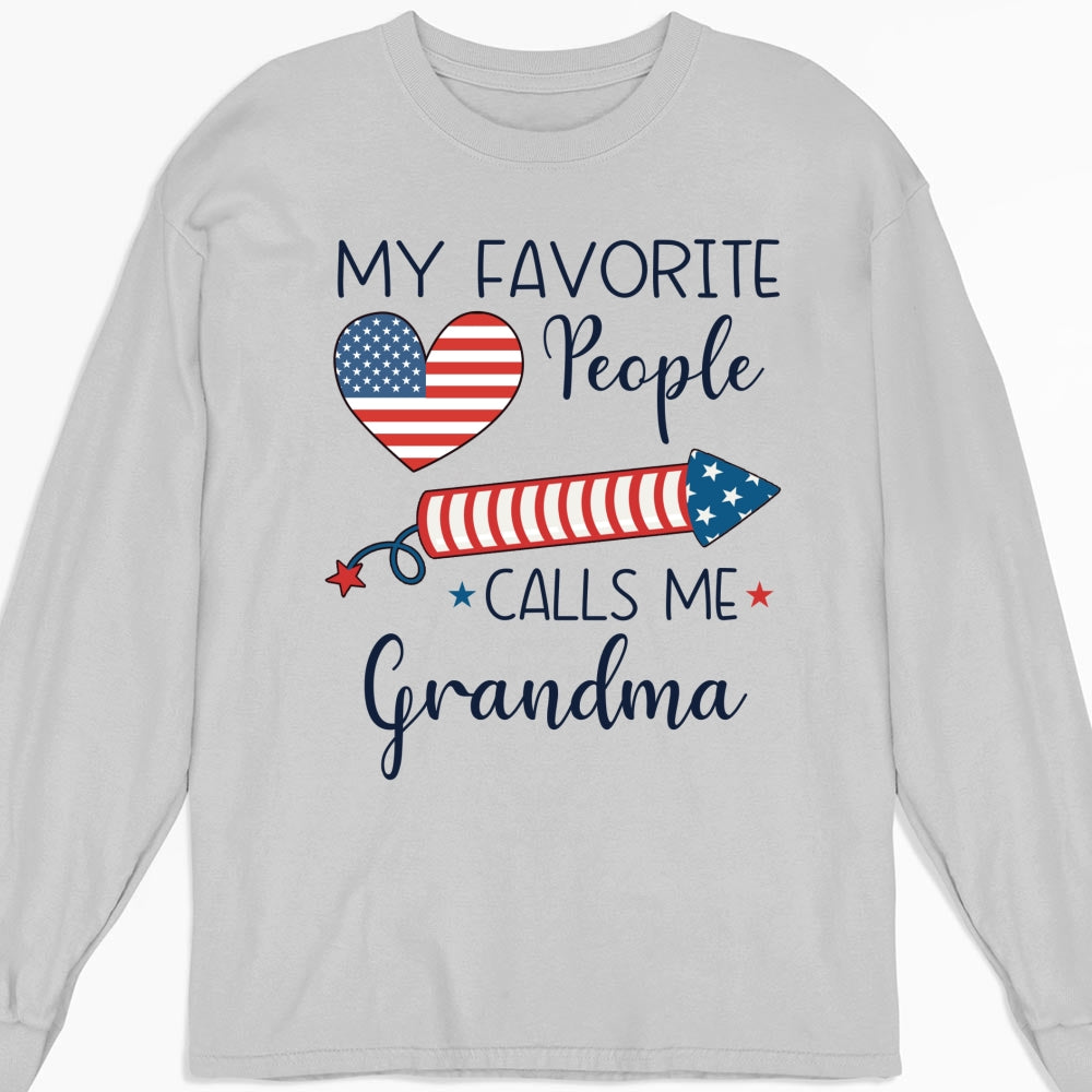 My Favorite People Calls Me Love - Personalized Custom Shirt