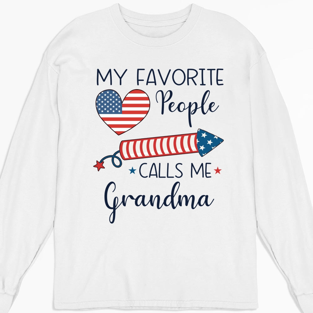 My Favorite People Calls Me Love - Personalized Custom Shirt