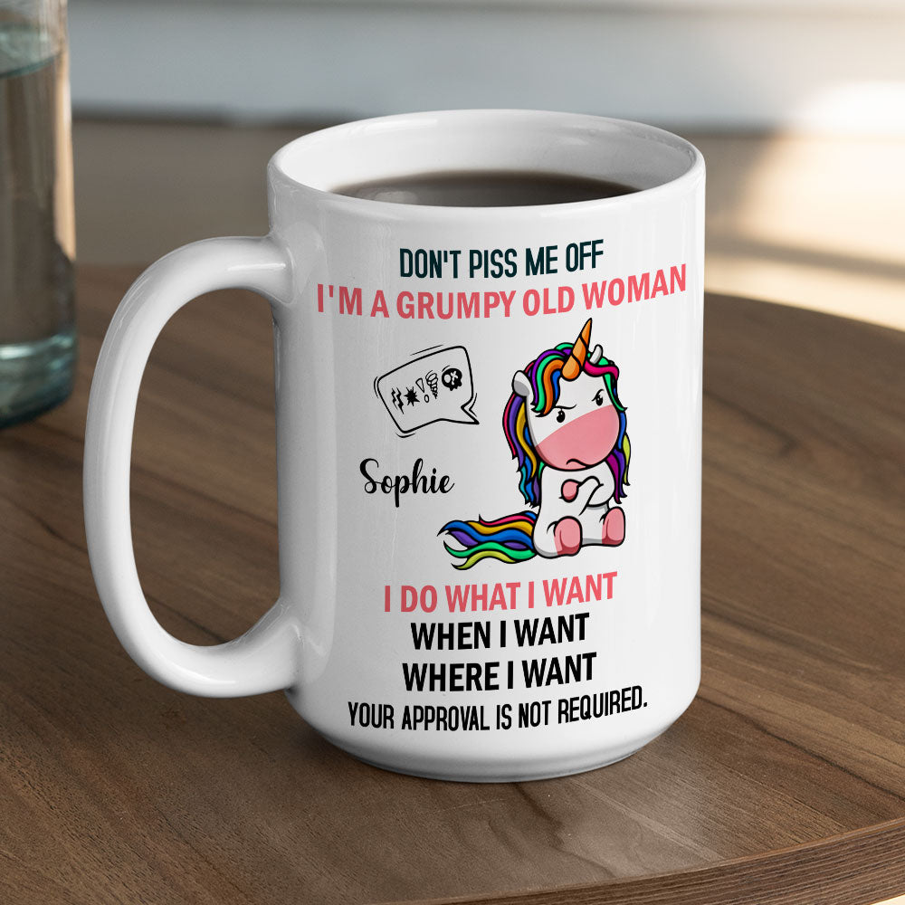 Do Not Piss Me Off - Personalized Custom Coffee Mug