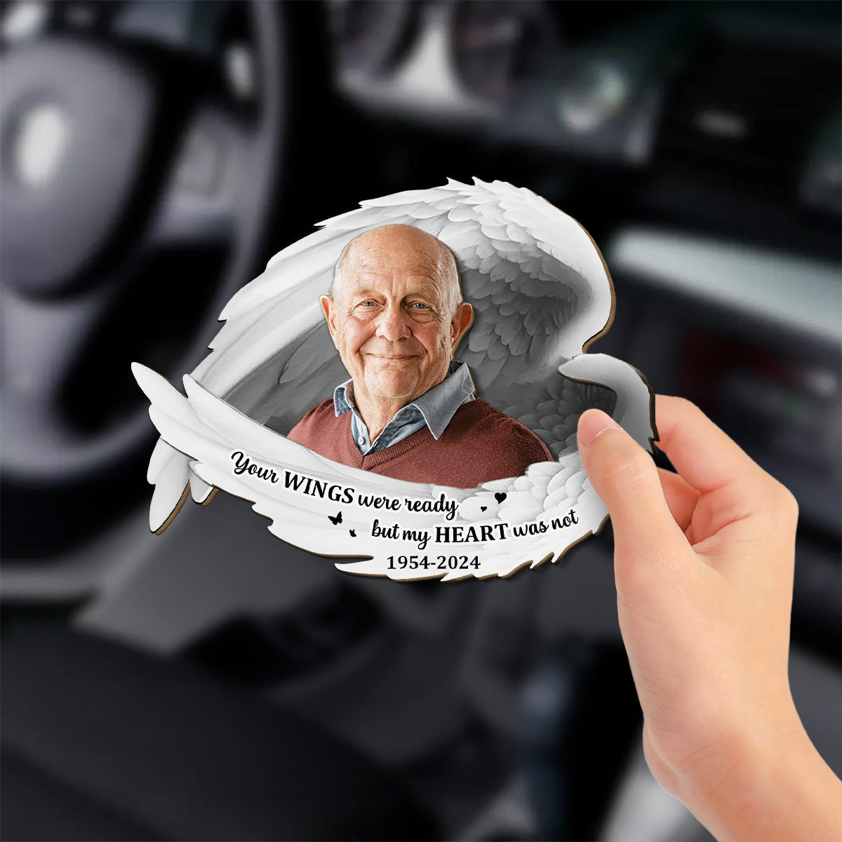 Always Beside You - Personalized Custom Car Visor Clip