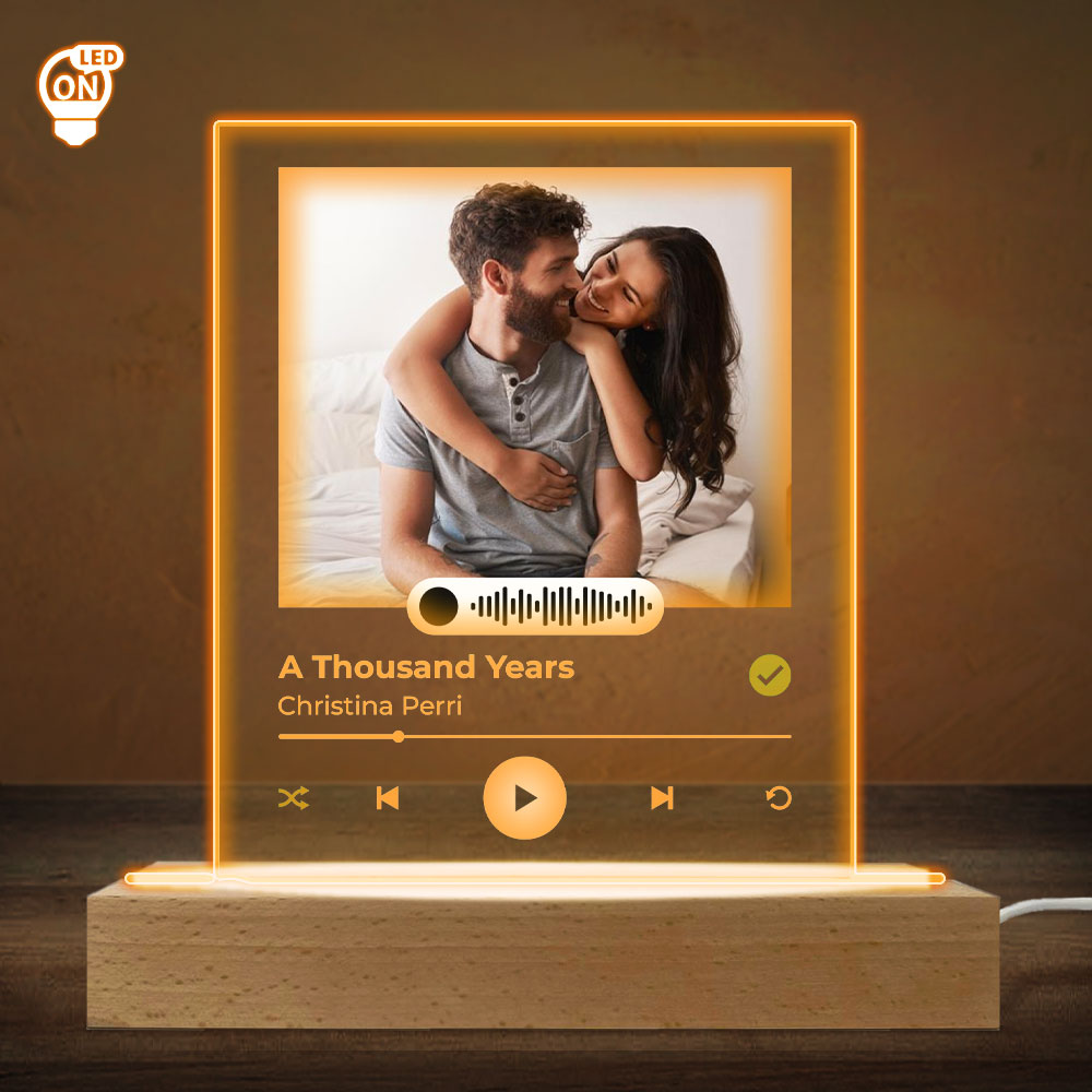 Love U Thousand Years - Personalized Custom LED Light