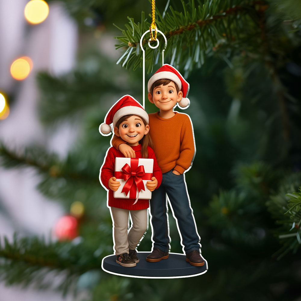 Custom Photo Kids 2025 - Personalized Custom Acrylic Ornament