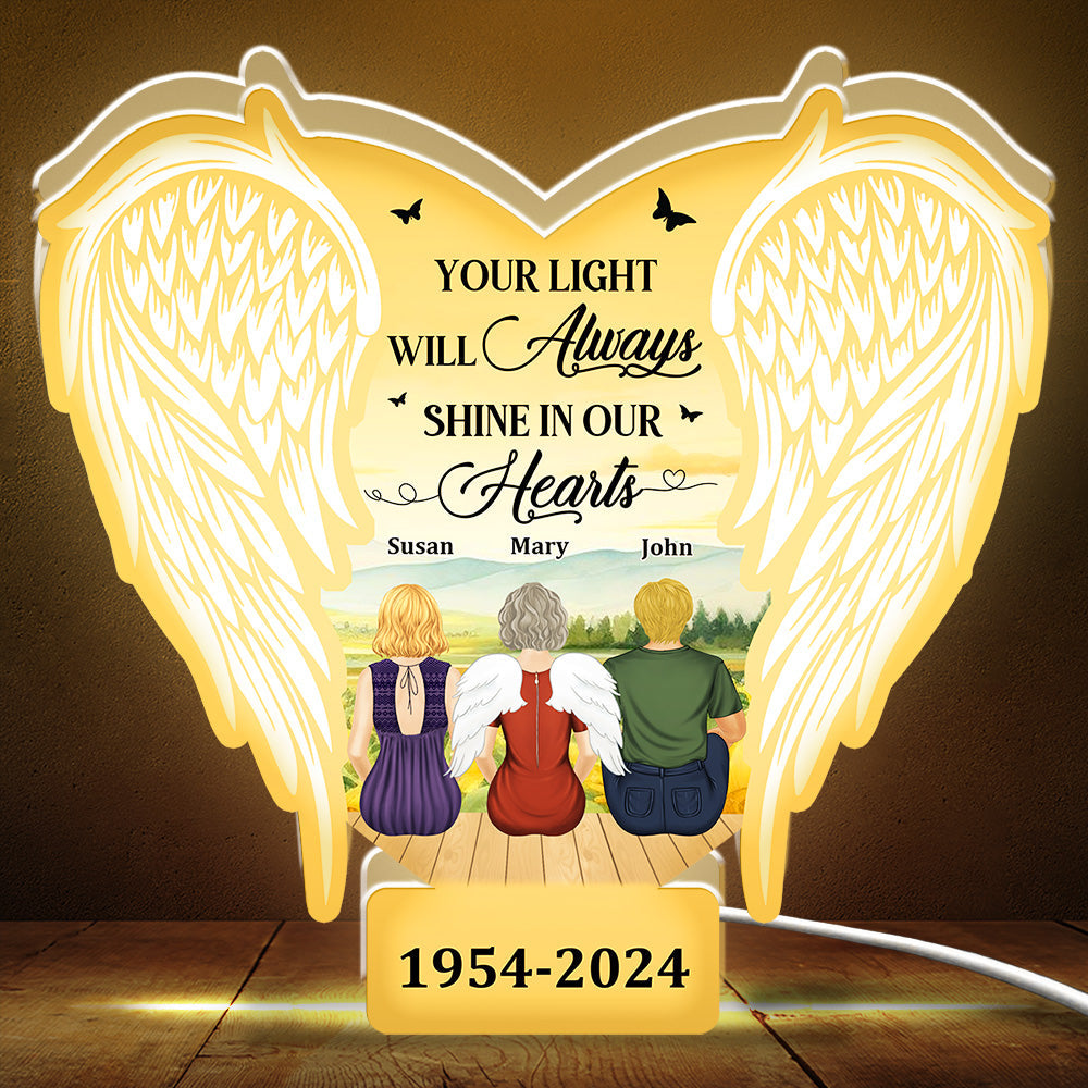 Your Radiance Will Forever Glow - Personalized Light Box