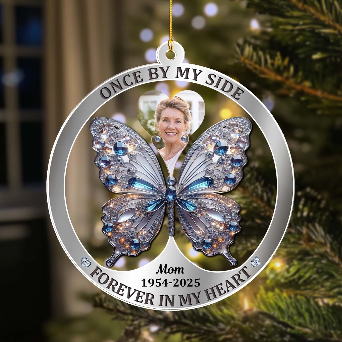 Once By My Side - Personalized Custom Acrylic Ornament
