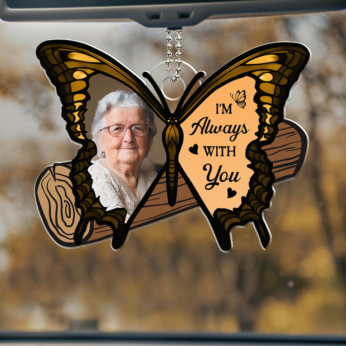 Your Wings Were Ready But My Heart Was Not - Personalized Custom Car Ornament