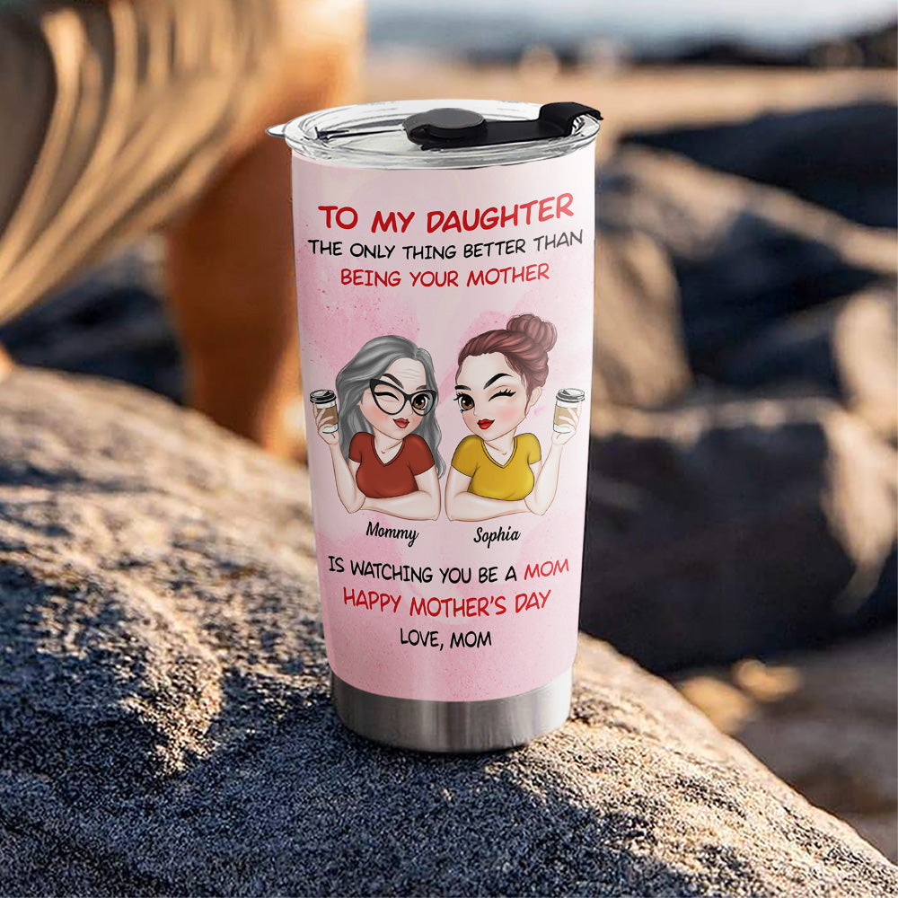 To My Daughter - Personalized Custom Tumbler