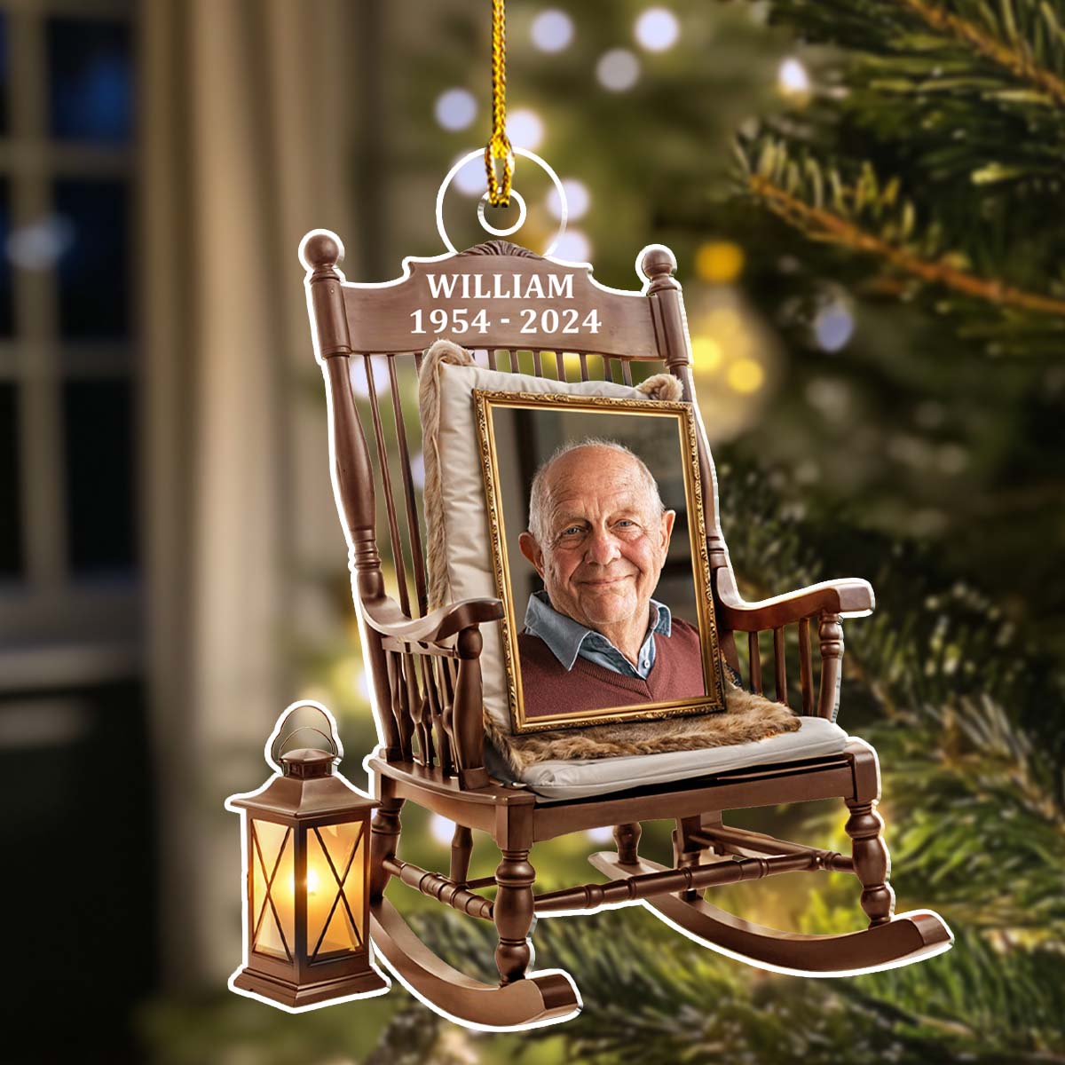 You Always With Us - Personalized Custom Acrylic Ornament