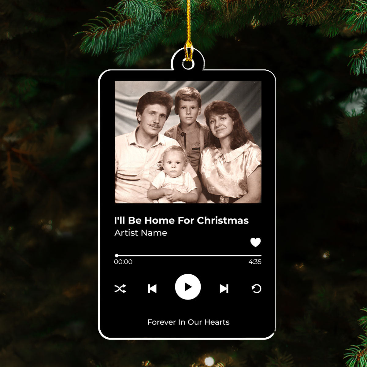 Always Miss You - Personalized Custom Acrylic Ornament