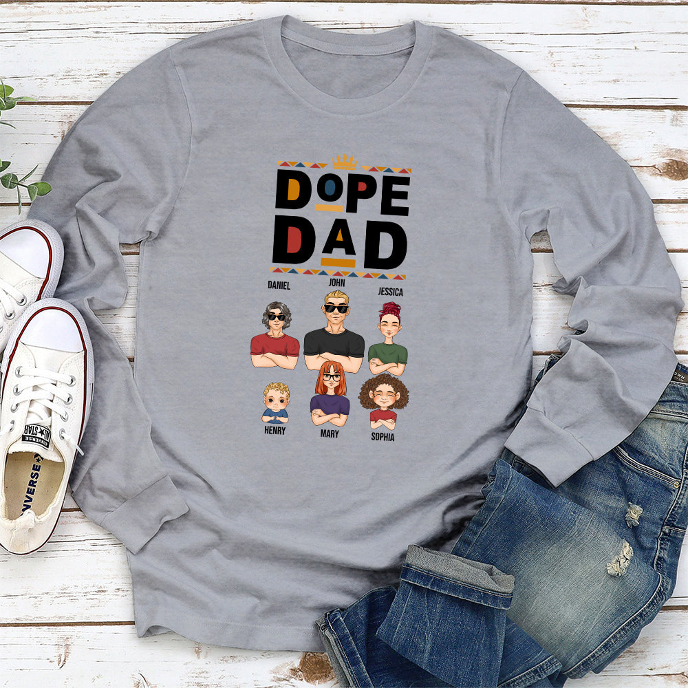 Dope Dad - Personalized Custom Shirt