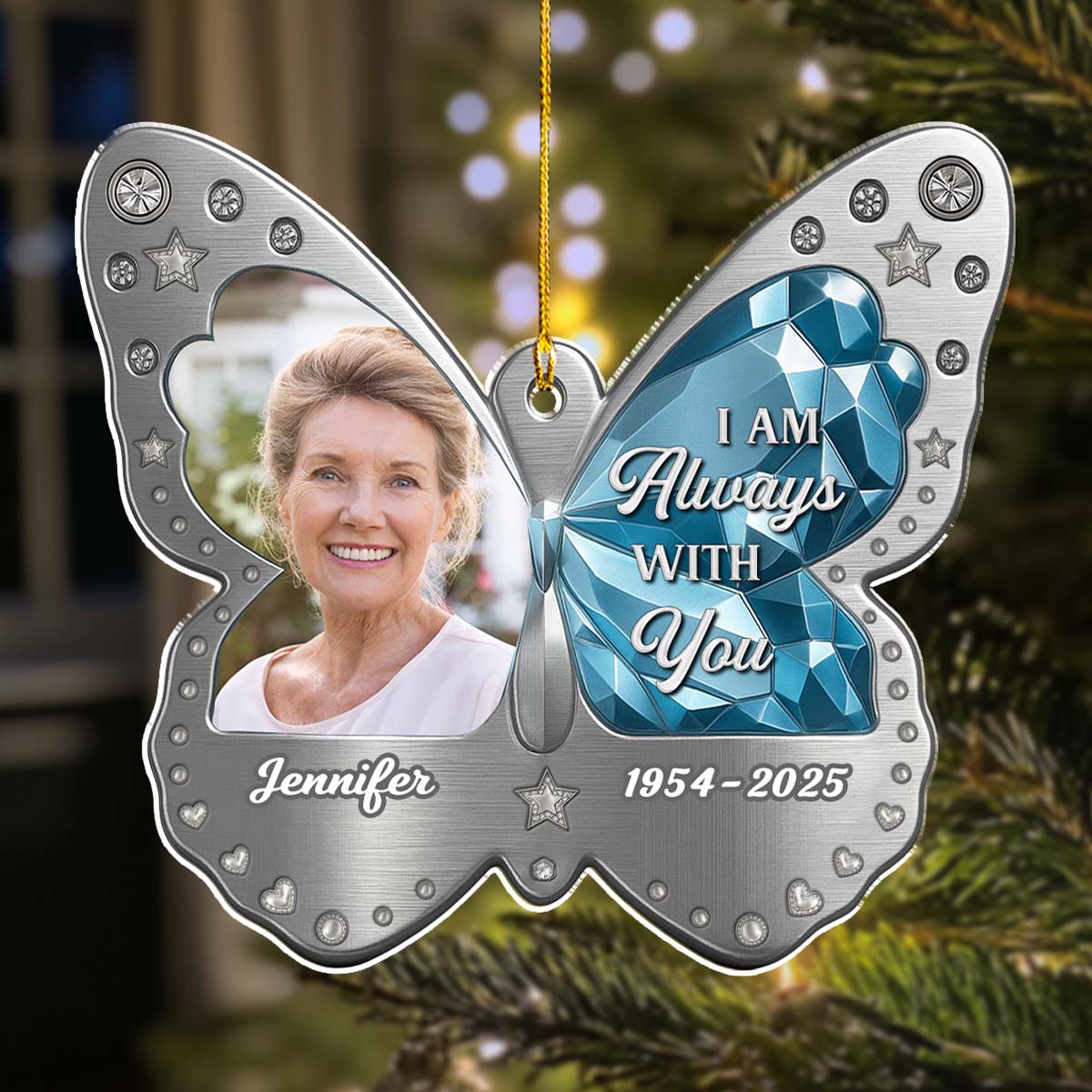 Beautifully Lived - Personalized Custom Acrylic Ornament