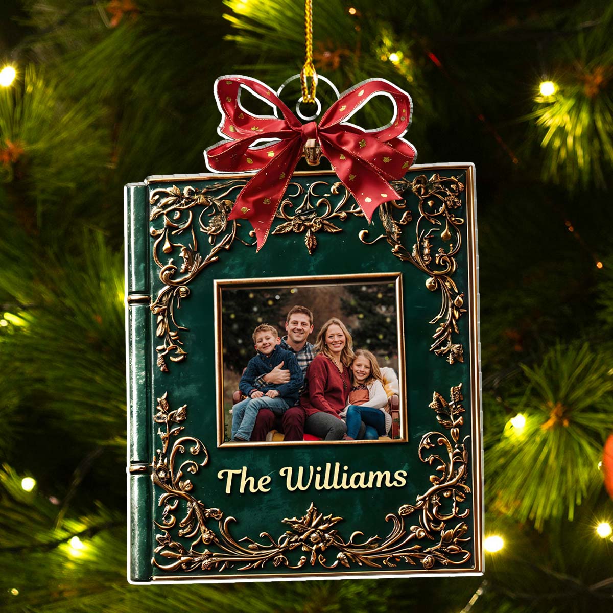 Family Christmas - Personalized Custom Acrylic Ornament