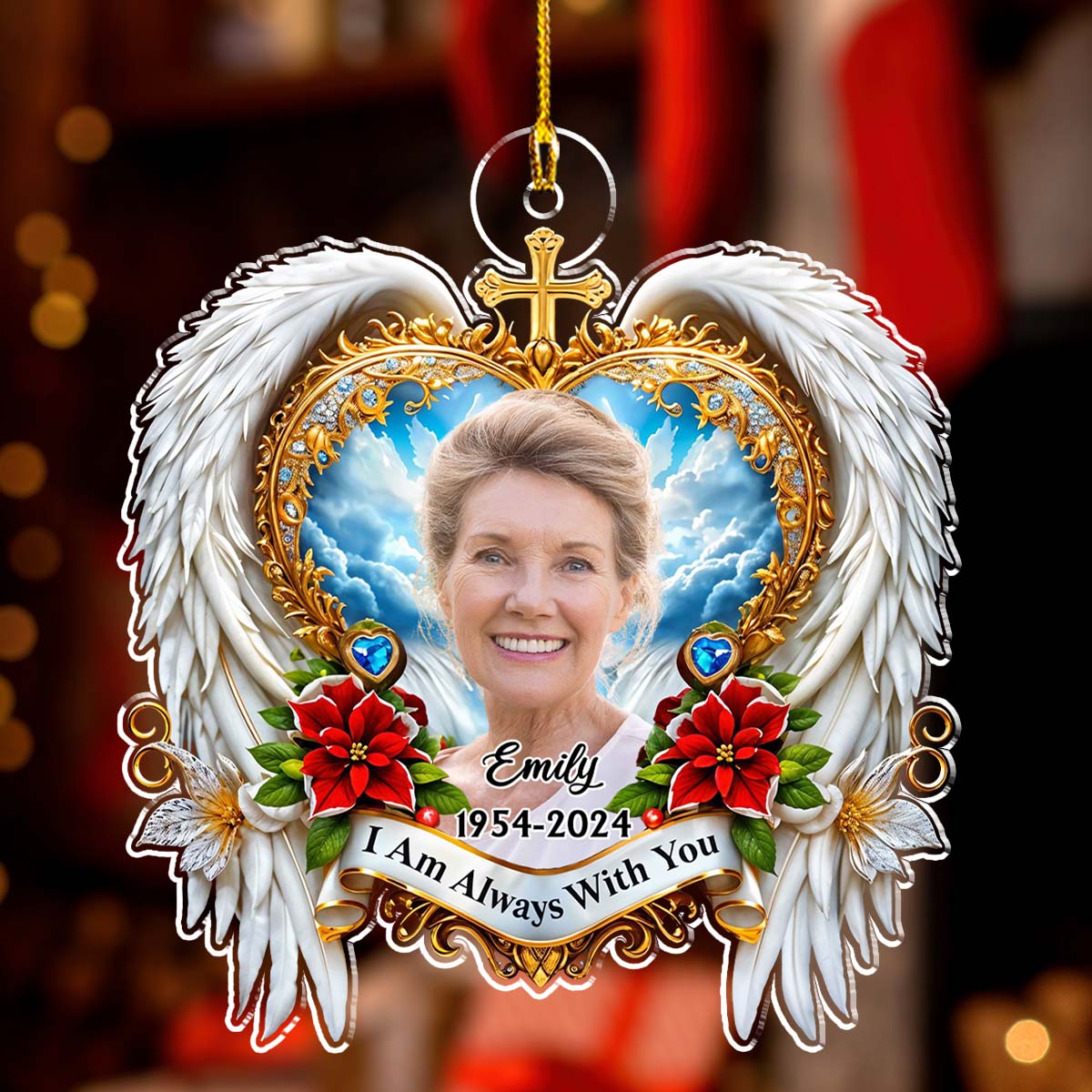 Miss You Forever - Personalized Custom Acrylic Ornament